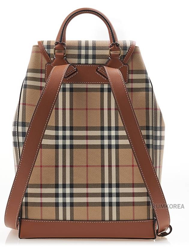 Check Backpack Brown Archive Beige - BURBERRY - BALAAN 4