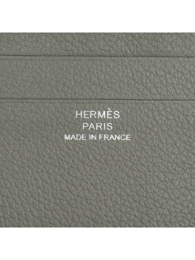 Citizen Twill Card Wallet Grey - HERMES - BALAAN 9