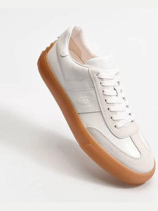 logo stamp low-top sneakers white - TOD'S - BALAAN.