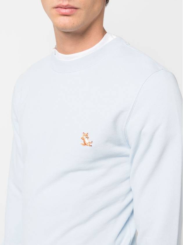 Chillax Patch Regular Sweatshirt Sky Blue - MAISON KITSUNE - BALAAN 5