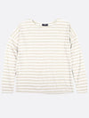 Minquiers Modern Stripe Long Sleeve T-Shirt Natural Neige - SAINT JAMES - BALAAN 2