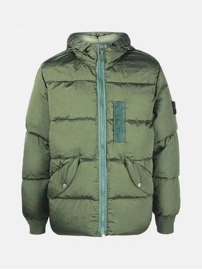 Wappen Patch Metal Econyl Down Padding Olive - STONE ISLAND - BALAAN 2