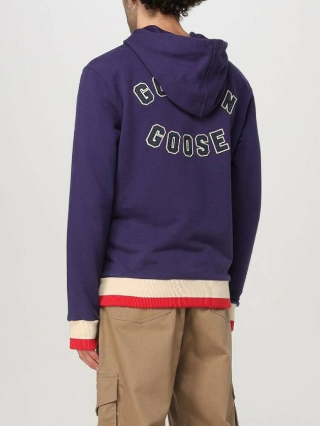 Logo Hoodie Blue - GOLDEN GOOSE - BALAAN 7