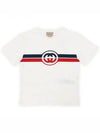 Kids T Shirt 575114 XJF6L 9337 WHITE - GUCCI - BALAAN 2