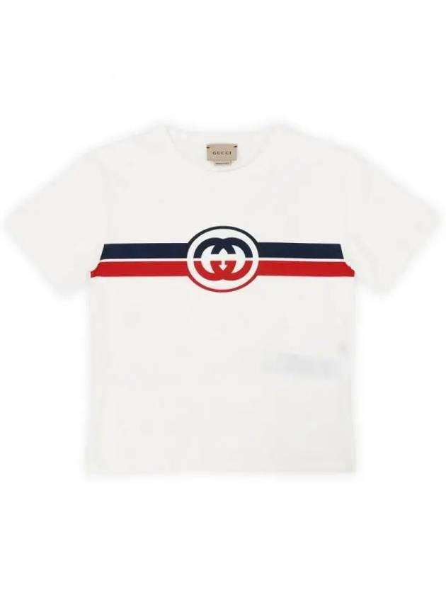 Kids T Shirt 575114 XJF6L 9337 WHITE - GUCCI - BALAAN 2