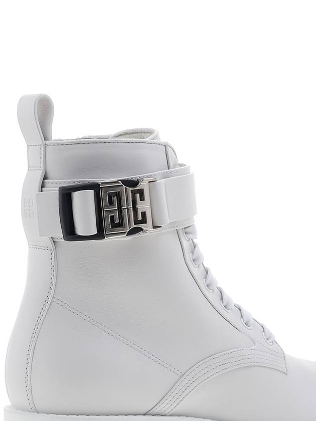 Age Buckle Chelsea Boots White - GIVENCHY - BALAAN.