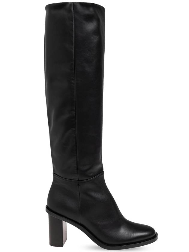 Max Mara Leather Boots, Women's, Black - MAX MARA - BALAAN 1