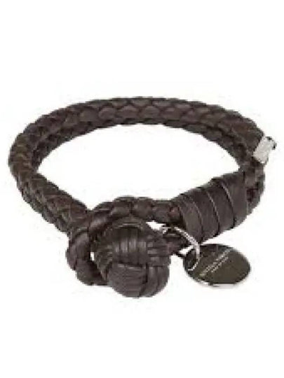 Intrecciato Double Weaving Bracelet Brown - BOTTEGA VENETA - BALAAN 2