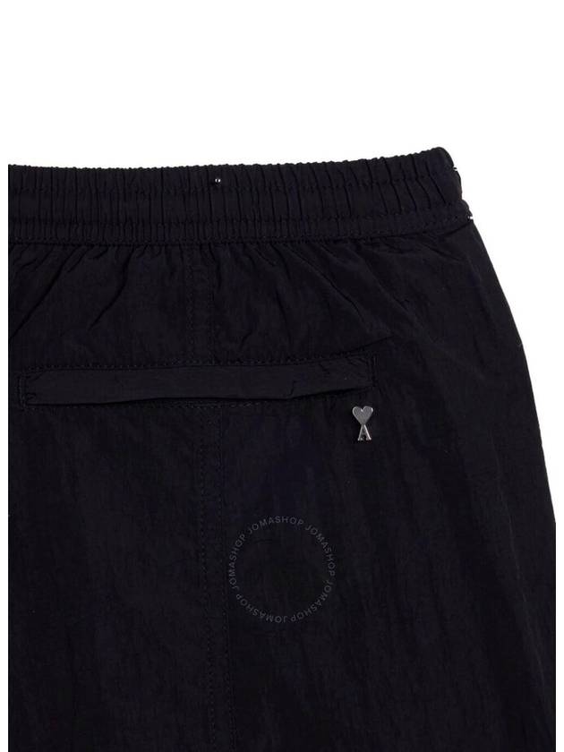 Logo Swim Shorts Black - AMI - BALAAN 4