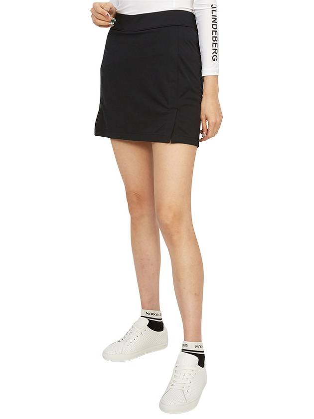 Women s Amelie Mid Skirt Black GWSD08830 9999 - J.LINDEBERG - BALAAN 6