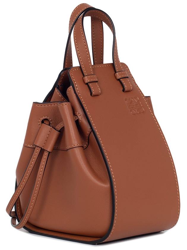 Mini Hammock Calfskin Bucket Bag Brown - LOEWE - BALAAN 3