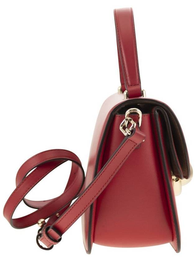 Furla Leather And Suede Handbag - FURLA - BALAAN 3