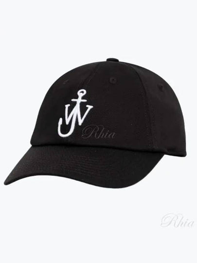 Logo Cotton Canvas Ball Cap Black - JW ANDERSON - BALAAN 2