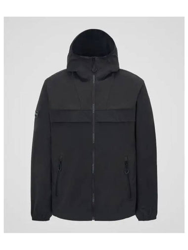 Greasy Black Men s Wind Jacket - DUVETICA - BALAAN 1