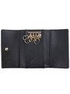 Logo Key Case Leather Wallet Black - VIVIENNE WESTWOOD - BALAAN 11