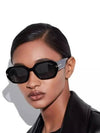 Sunglasses TF917 01A VERONIQUE 02 Horn rimmed black square - TOM FORD - BALAAN 1