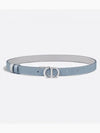 30 Montaigne Reversible Leather Belt Blue - DIOR - BALAAN 2