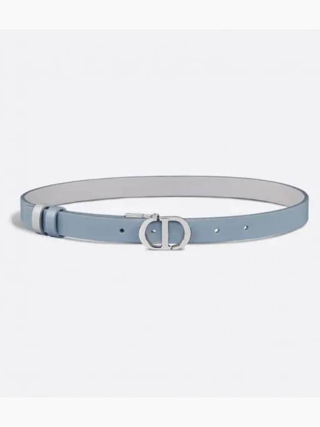 30 Montaigne Reversible Leather Belt Blue - DIOR - BALAAN 2