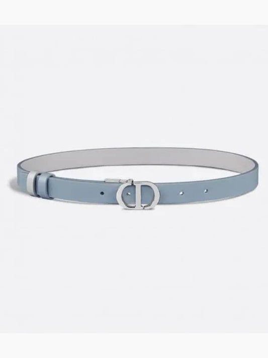 30 Montaigne Reversible Leather Belt Blue - DIOR - BALAAN 2