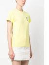 Ice Cream Patch Short Sleeve T-Shirt Yellow - MAISON KITSUNE - BALAAN 5