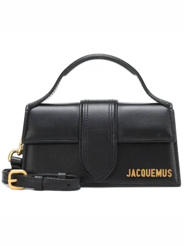 Jacquemus LE BAMBINO Bambino medium leather shoulder bag black - JACQUEMUS - BALAAN 1