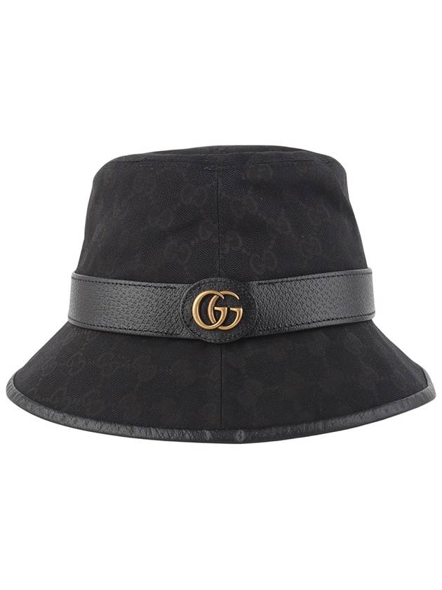 576587 GG Marmont Canvas Fedora Bucket Hat M Size 33888Y 1 - GUCCI - BALAAN 4