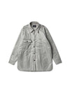 Glossy Padded Outer Shirts Warm Grey - VAEKCIE - BALAAN 2