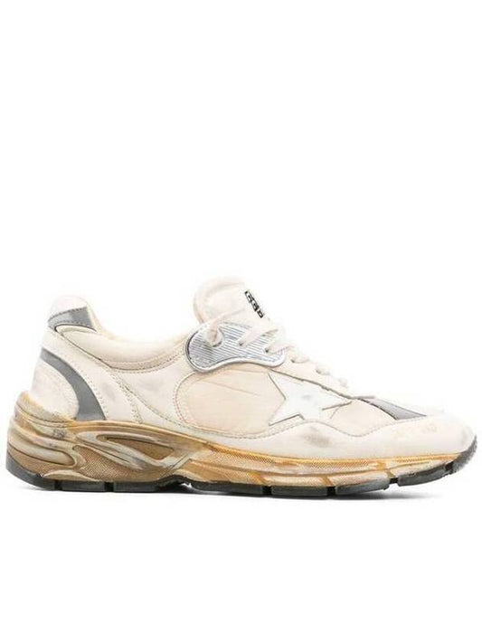 Dad Star Nappa Nylon Low Top Sneakers Beige - GOLDEN GOOSE - BALAAN 2