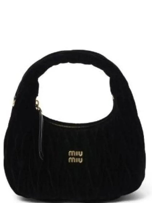 Wander Materasse Nappa Leather Shoulder Bag Black - MIU MIU - BALAAN 2