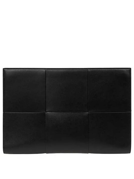 Intrecciato Arco Clutch Bag Black - BOTTEGA VENETA - BALAAN 2