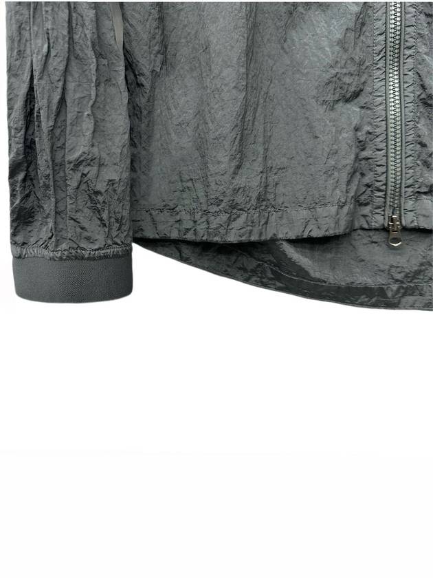 Nylon Metal Overshirt Zip-Up Jacket Dark Grey - STONE ISLAND - BALAAN 5