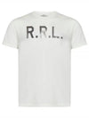 RRL Logo Jersey Short Sleeve T-Shirt White - POLO RALPH LAUREN - BALAAN 2