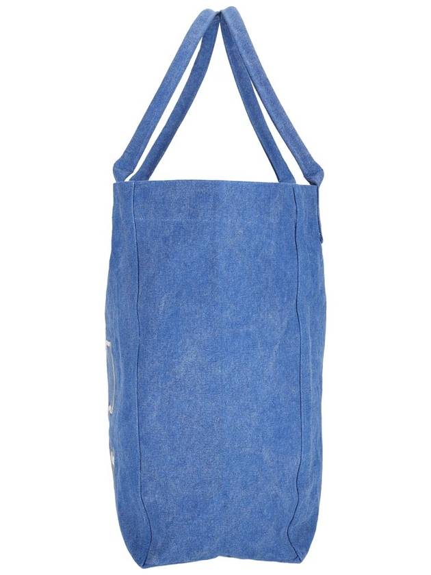 Yenky Embroidered Logo Large Shopper Tote Bag Blue - ISABEL MARANT - BALAAN 6