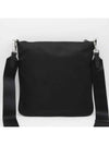 Triangle Logo Nylon Cross Bag Black - PRADA - BALAAN 3