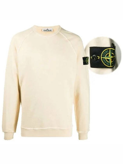 Wappen Patch Round Sweatshirt Ivory - STONE ISLAND - BALAAN 2