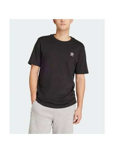 Original Trefoil Essentials Short Sleeve T-Shirt Black - ADIDAS - BALAAN 1