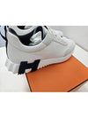 Bouncing Sneakers Calfskin Suede Goatskin Blanc - HERMES - BALAAN 6