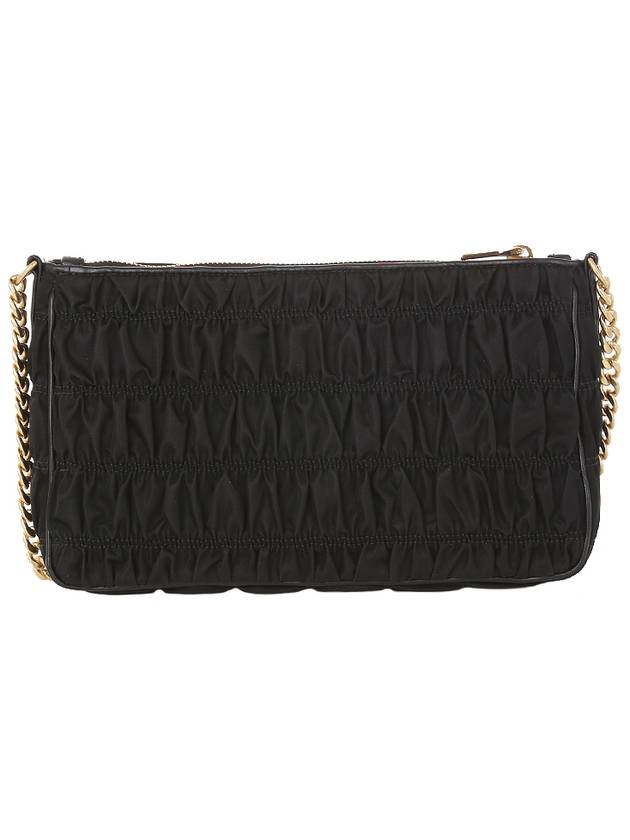 Pocono Gaufre Chain Shoulder Bag Black - PRADA - BALAAN 4