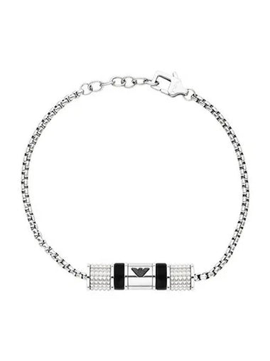 Men's Stainless Steel Bracelet Silver - EMPORIO ARMANI - BALAAN 1