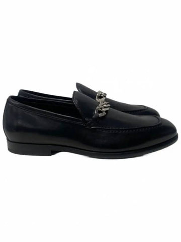 MARTI ZAOBLACK Marti chain loafers black - JIMMY CHOO - BALAAN 1