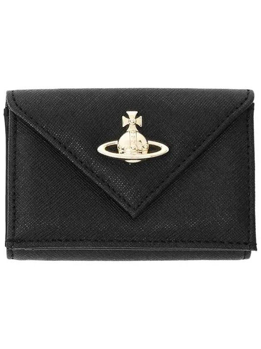 Women's Envelope Half Wallet Black - VIVIENNE WESTWOOD - BALAAN 1