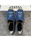 Canae Embroidered Logo Canvas Espadrille Blue - ISABEL MARANT - BALAAN 3