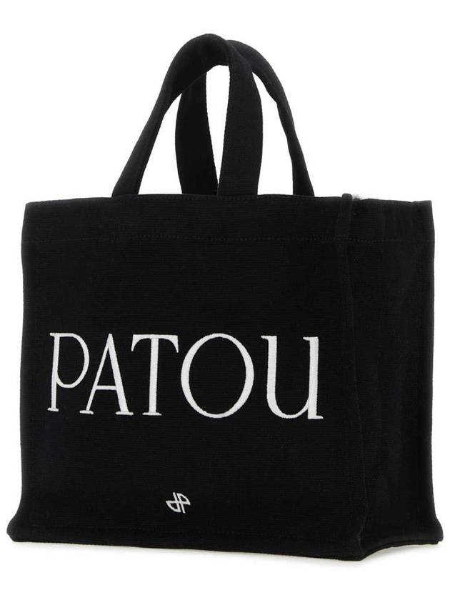 Logo Small Tote Bag Black - PATOU - BALAAN 3