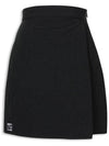 Skirt Shorts Padded Wrap Mini Skirt Black MCFW23SK 5BK - MACKY - BALAAN 2