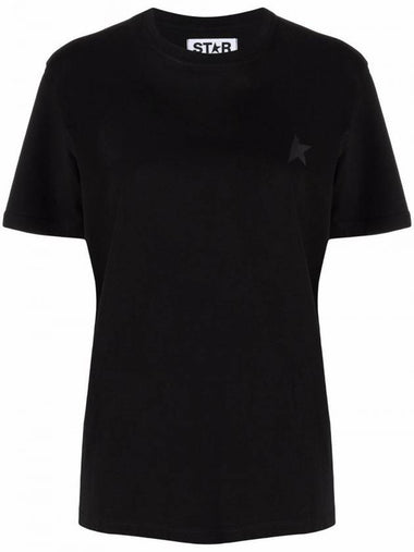 Star Collection Short Sleeve T-Shirt Black - GOLDEN GOOSE - BALAAN 1