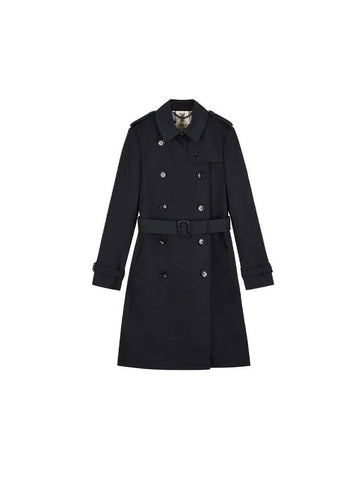 Harbon Long Trench Coat Black - BURBERRY - BALAAN 1