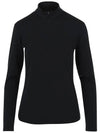 Logo Printing Dry Slim Fit Half Zip Long Sleeve T-Shirt Black - NIKE - BALAAN 2