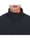 Logo Light Soft Shell Jacket Navy - STONE ISLAND - BALAAN 7