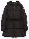 Patch logo belted hood padded women s jacket 1A00195 539ZD 999 SIRLI - MONCLER - BALAAN 3