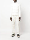 Cotton Cardigan Padding White - MONCLER - BALAAN 3